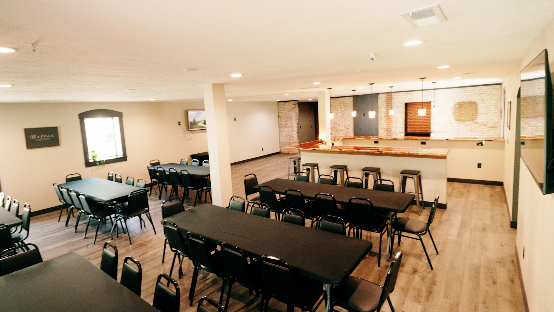 Event seating inside the venue